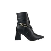 Bota Cano Médio Bebecê Feminino - Ptodourado Bota Cano Médio Bebecê Feminino - Ptodourado