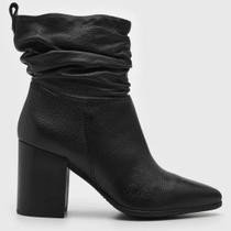 Bota Cano Médio Couro Preto Bottero 360307-1