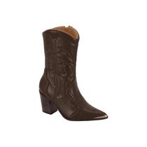 Bota Cano Médio Feminina Vizzano Estilo Country Western Salto Bloco Conforto Estilo Original Bota Cano Médio Feminina Vizzano Estilo Country Western Salto Bloco Conforto Estilo Original