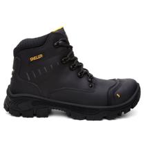 Bota Cano Médio Masculina Couro Nobre Palmilha Conforto com C.A Bota Cano Médio Masculina Couro Nobre Palmilha Conforto com C.A