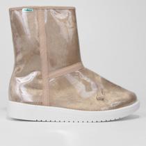 Bota Cano Médio Moleca Verniz Feminina Bota Cano Médio Moleca Verniz Feminina