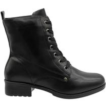 Bota Cano Médio Mooncity Bico Redondo Feminino Bota Cano Médio Mooncity Bico Redondo Feminino