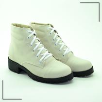 Bota Cano Médio Salto Baixo FootFlex Confortável