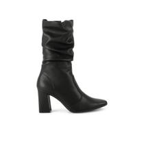 Bota Cano Médio Salto Bloco Moda Slouchy Feminina Mississipi J1353 Bota Cano Médio Salto Bloco Moda Slouchy Feminina Mississipi J1353