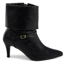 Bota Capa Feminina Ankle Boot Cano Curto Salto Fino Médio Torricella Bota Capa Feminina Ankle Boot Cano Curto Salto Fino Médio Torricella