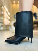 Bota Capa Preta Mary Salto Fino Bota Capa Preta Mary Salto Fino