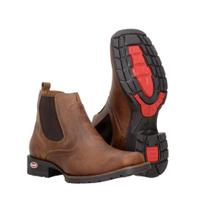 Bota Capelli Country Masculina Couro Botina Conforto