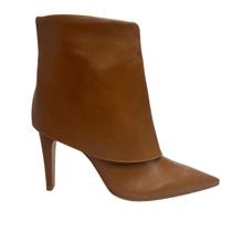 Bota Carrano Feminina Capa Bico Fino Saddle Couro Bota Carrano Feminina Capa Bico Fino Saddle Couro