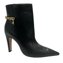 Bota Carrano Feminina Salto Fino Preta Couro
