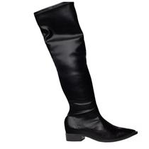 Bota carrano western cano longo couro preto 614008