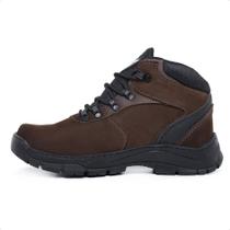 Bota Casual Acero Extra Leve Modelo Iron Marrom