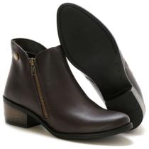 Bota Casual Botinha Feminina Cano Curto Super Confortável E Leve Ref6706 - Gb Outlet