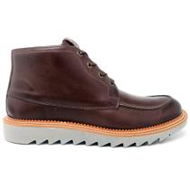 Bota Casual Cano Baixo em Couro Lactego