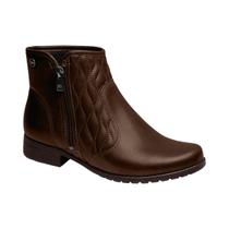 Bota Casual Cano Curto com Zíper Salto Bloco Feminina Dakota Café 38 Bota Casual Cano Curto com Zíper Salto Bloco Feminina Dakota Café 38
