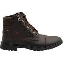 Bota Casual Code PDM Resistente Zíper Masculina