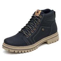 Bota casual, Coturno masculino confortavel, botina, solado costurado