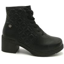 Bota Casual Coturno Pink Cats Infantil V4102 Preto Bota Casual Coturno Pink Cats Infantil V4102 Preto