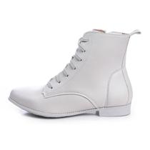 Bota Casual Feminina Zrt - Dfiranca - Veneza - Off White