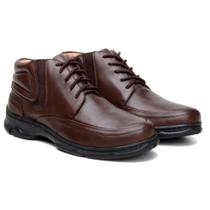 Bota Casual Flag Footwear Masculina Couro Conforto Dia a Dia