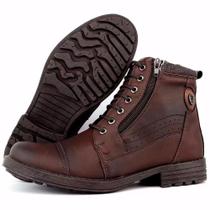 Bota Casual Fortway Dhl Calçados Masculina Adventure Marrom