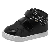 Bota Casual Infantil Menina Conforto Laço Strass Sky Klin Bota Casual Infantil Menina Conforto Laço Strass Sky Klin