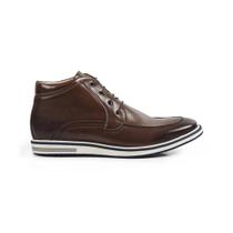 Bota casual masculina Ankle Boot Masculina em Couro Bota Masculina Cano Curto em Couro