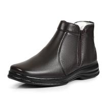 Bota Casual Masculina Café Couro DIfranca - 6000