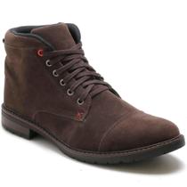 Bota Casual Masculina Cano Curto Cadarço Moderna Conforto