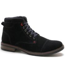 Bota Casual Masculina Cano Curto Cadarço Moderna Conforto