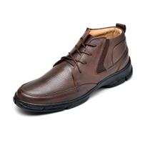 Bota Casual Masculina Couro Anatômica Macia Confortável - Rubim Calçados