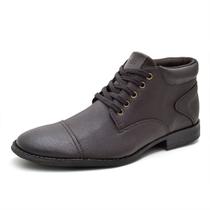 Bota Casual Masculina material vegano Cherokee DIfranca - 9183 - Café