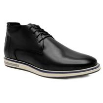 Bota Casual Masculina Preto Malaga Turunelli Moda Elegante