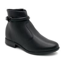 Bota Casual Moleca Baixa Cobra Fecho e Laço 5335.110