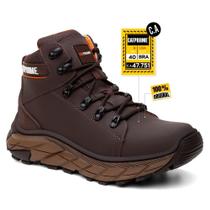 Bota CATPRIIME Cano Médio Masculina Com c.a 47751 Couro Nobre Palmilha em gel