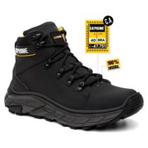 Bota CATPRIIME Cano Médio Masculina Com c.a 47751 Couro Nobre Palmilha em gel