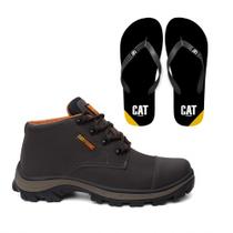 Bota Catpriime Confortável Cano Curto com C.a 47751 + Chinelo Basic