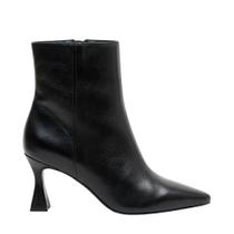 Bota Cecconello Couro Preto Cano Curto Casual Bota Cecconello Couro Preto Cano Curto Casual