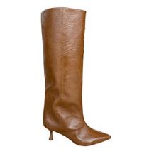 Bota Cecconello Feminina Cano Longo Cinamon Couro Bota Cecconello Feminina Cano Longo Cinamon Couro