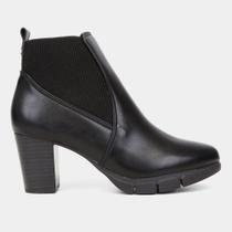 Bota Chelsea Cano Curto Modare Salto Bloco Alto Feminina Bota Chelsea Cano Curto Modare Salto Bloco Alto Feminina