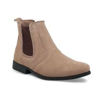 Bota Chelsea Com Elástico em Couro Nobuck Masculino Bota Chelsea Com Elástico em Couro Nobuck Masculino