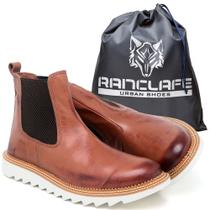 Bota Chelsea Couro Lactego Ranclafe Bota Chelsea Couro Lactego Ranclafe