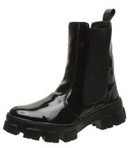 Bota Chelsea Feminina Coturno Tratorado Cano Longo Blogueira