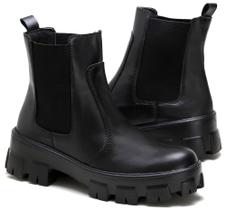 Bota Chelsea Feminina Tratorada Confortavel e Resistente Bota Chelsea Feminina Tratorada Confortavel e Resistente