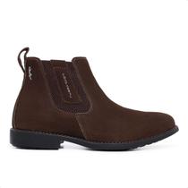 Bota Chelsea Masculina Casual Confortável Couro Palmilha Gel Bota Chelsea Masculina Casual Confortável Couro Palmilha Gel