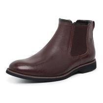 Bota Chelsea Masculina Casual Couro Conforto Macia Estilo