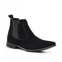 Bota chelsea masculina classica preta Bota chelsea masculina classica preta