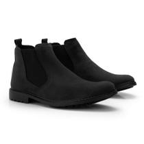 Bota Chelsea Masculina Conforto Resistente Macia Super Leve Com Sola Costurada