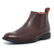 Bota Chelsea Masculina Couro Casual Conforto Macia Estilo