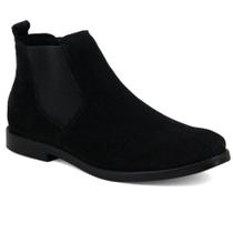 Bota Chelsea Masculina Couro Confortável Casual Camurça