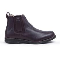 Bota Chelsea Masculina Couro Elástico Cano Curto Confortável Bota Chelsea Masculina Couro Elástico Cano Curto Confortável